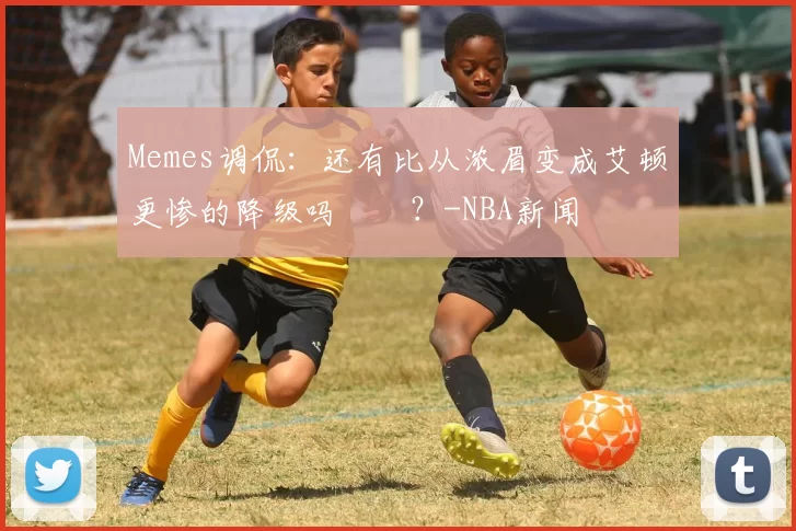 Memes调侃：还有比从浓眉变成艾顿更惨的降级吗‍️？-NBA新闻